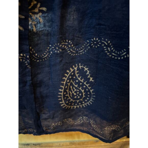 BLUE HIPPY NWT ONAK Jodhpur Full Length Block Printed Dress - Picture 9 of 13